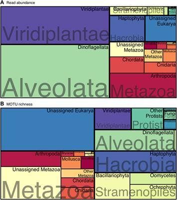 Fine-scale differences in eukaryotic communities inside and outside salmon aquaculture cages revealed by eDNA metabarcoding